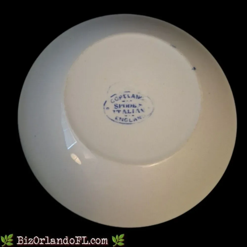 VINTAGE: Spode Blue Italian Individual Small Dish / Fruit Saucer 4.75